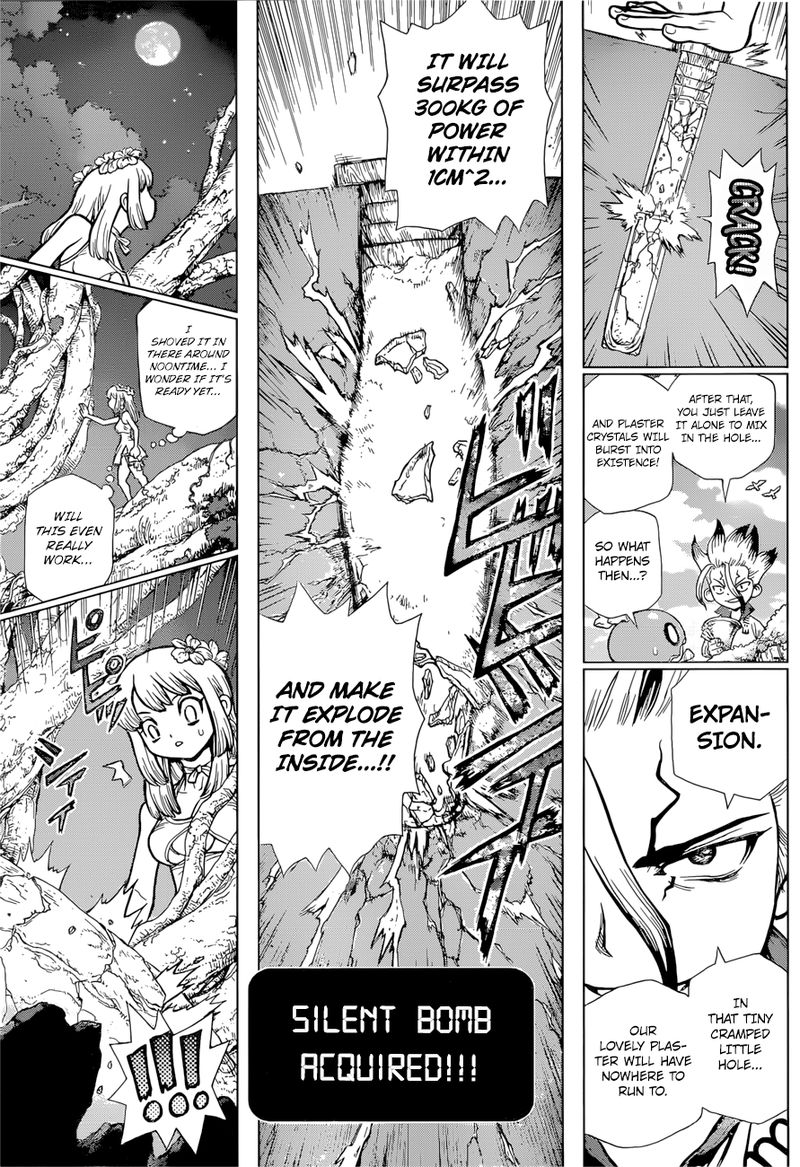 Dr. Stone Chapter 114 page 14 - Chapter 114: Silently, Science Pierces the Stone