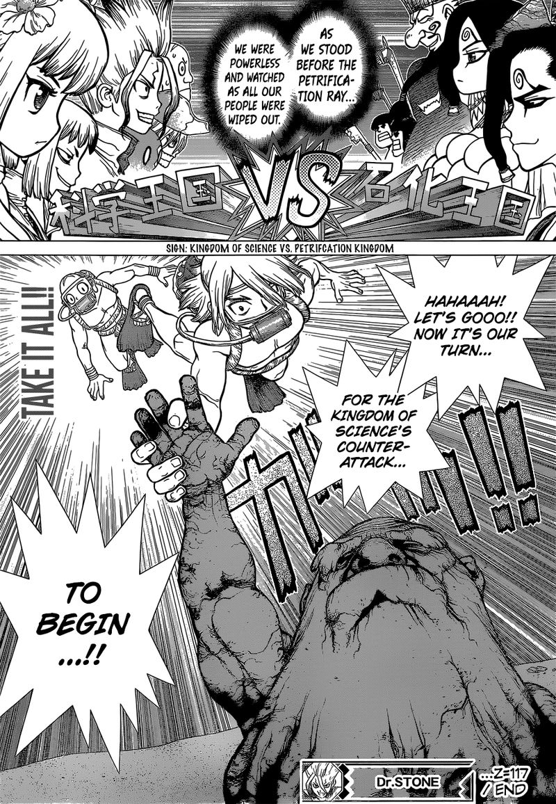 Dr. Stone Chapter 117 page 18 - Chapter 117: The Kingdom of Science Strikes Back