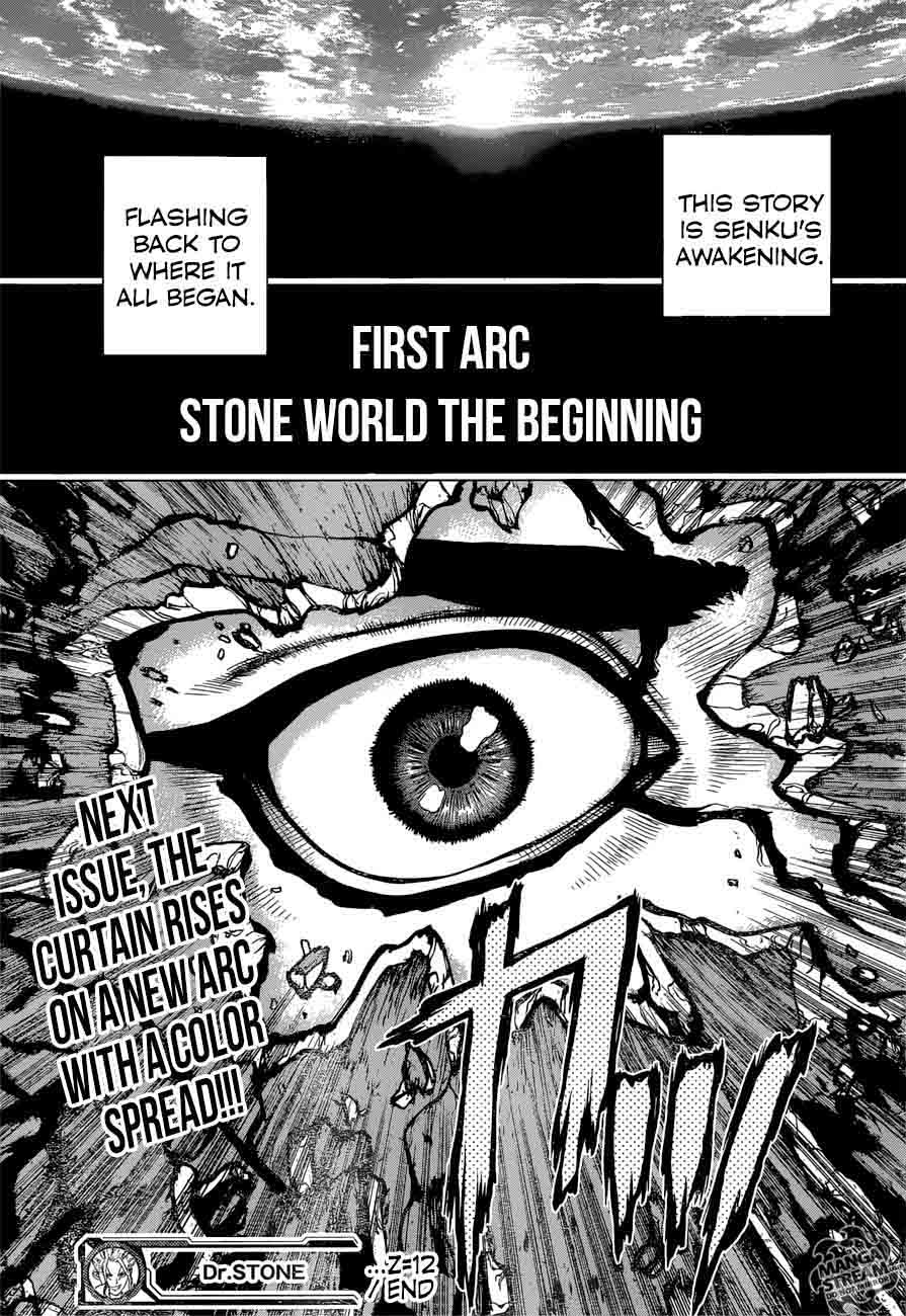 Dr. Stone Chapter 12 page 18 - Chapter 12: Epilogue of Prologue(End of Part 0)
