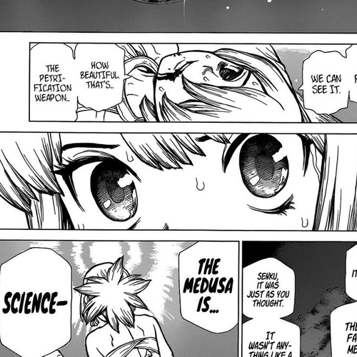 Dr. Stone Chapter 121: Medusa's True Face cover