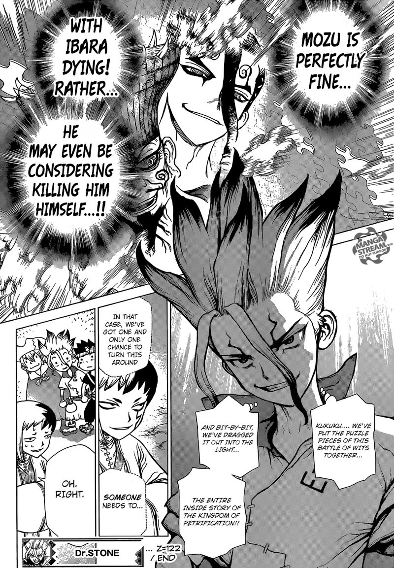 Dr. Stone Chapter 122 page 17 - Chapter 122: Brain-Battle Puzzle Pieces