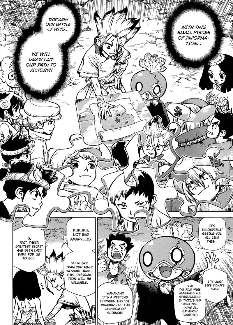 Dr. Stone Chapter 122 page 8 - Chapter 122: Brain-Battle Puzzle Pieces