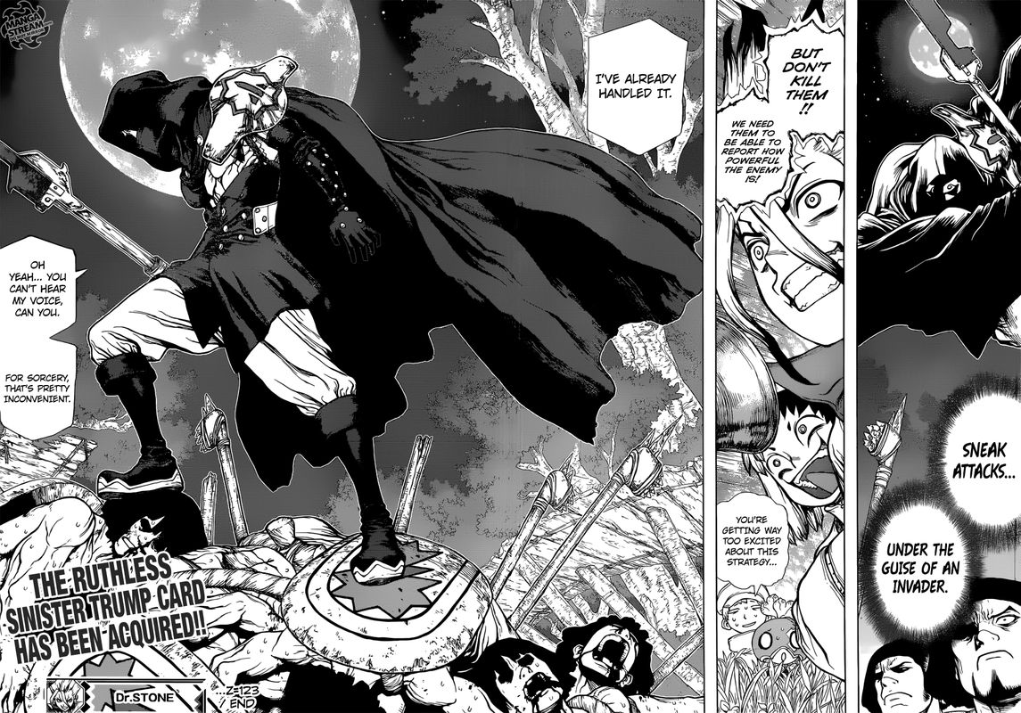 Dr. Stone Chapter 123 page 18 - Chapter 123: Brain-Battle Gambit