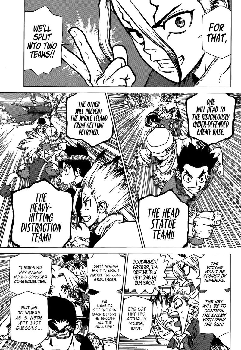 Dr. Stone Chapter 128 page 5 - Chapter 128: Island-Wide Battle Royale