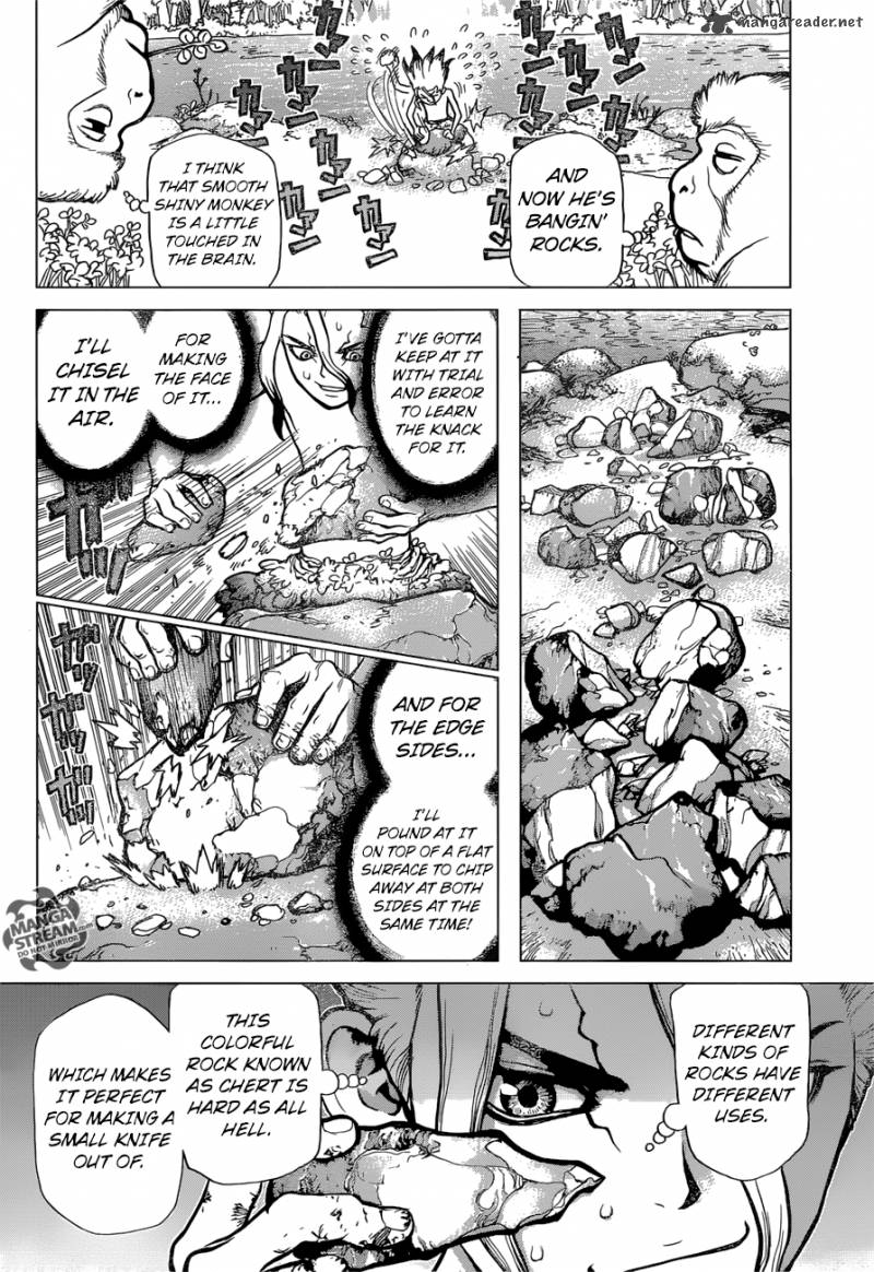 Dr. Stone Chapter 13 page 11 - Chapter 13: Part 1: Stone World: The Beginning