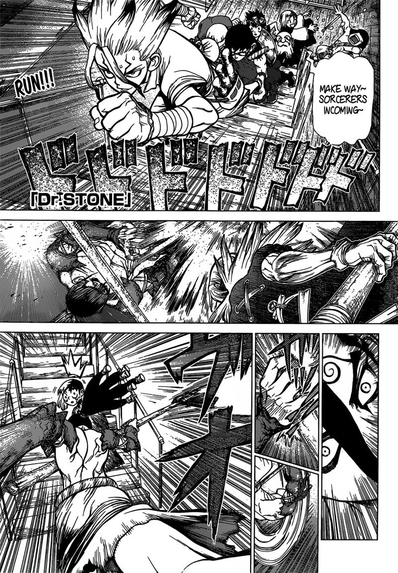 Dr. Stone Chapter 131 page 1 - Chapter 131: Nasty Crimes