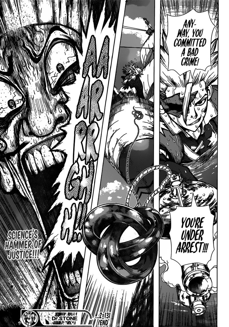 Dr. Stone Chapter 131 page 17 - Chapter 131: Nasty Crimes