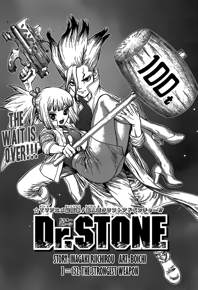 Dr. Stone Chapter 132 page 3 - Chapter 132: The Strongest Weapon is...