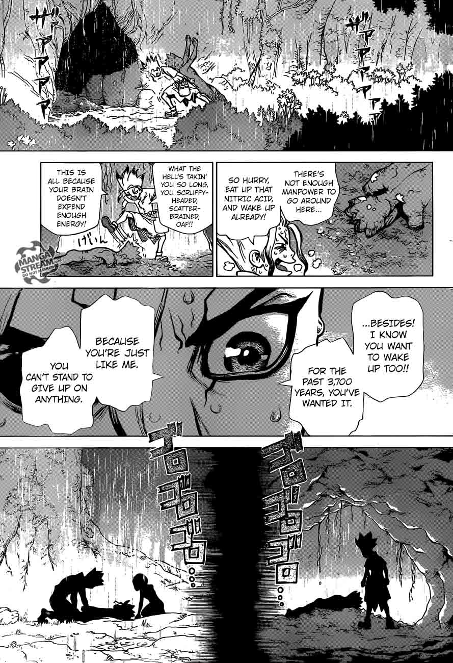 Dr. Stone Chapter 14 page 16 - Chapter 14: Those Who Have Faith