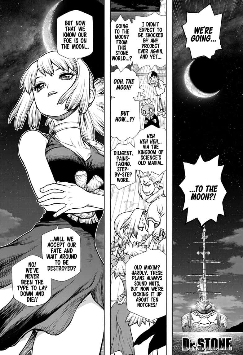 Dr. Stone Chapter 140 page 1 - Chapter 140: New-World Pilots