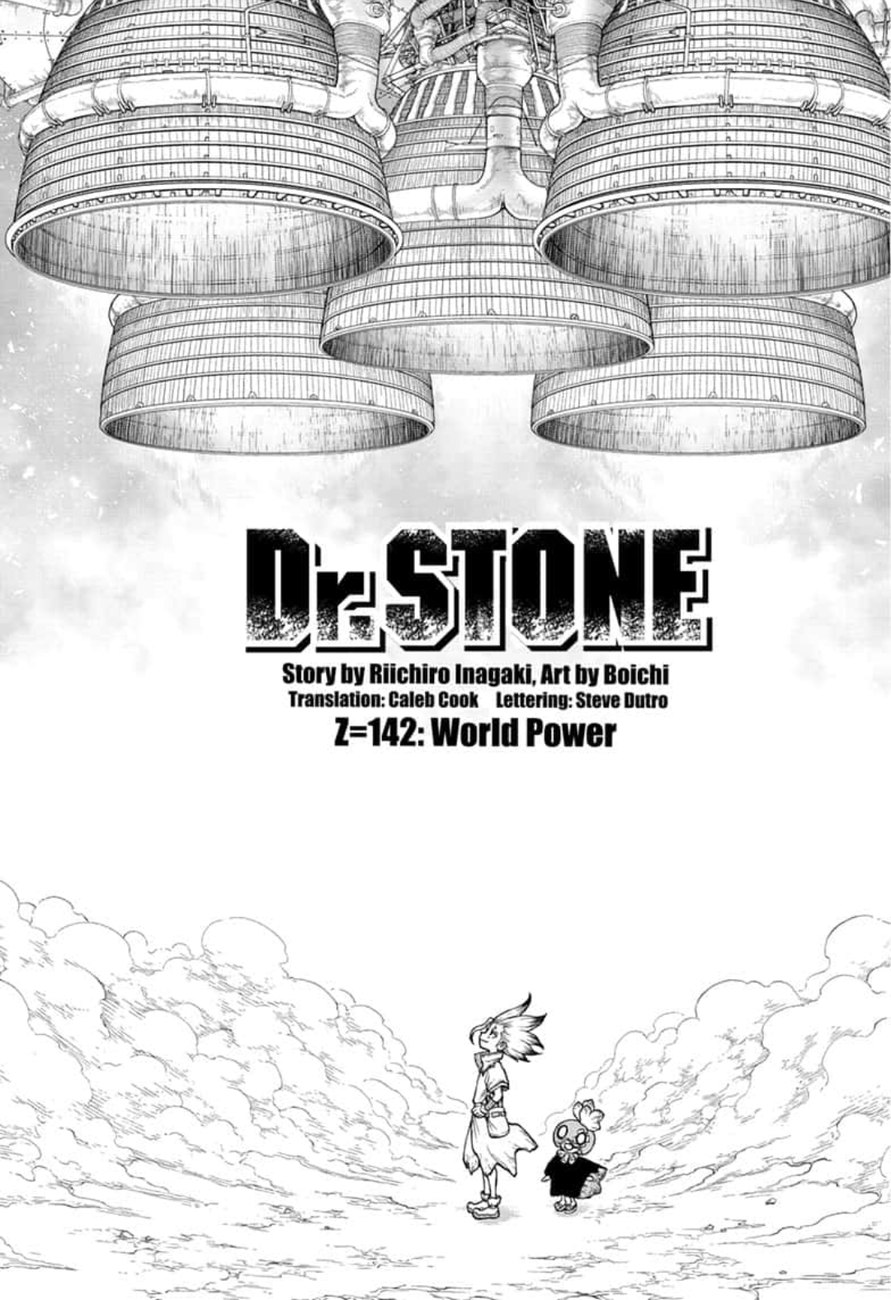 Dr. Stone Chapter 142 page 1 - Chapter 142: World Power