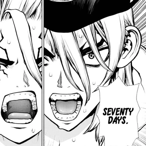 Dr. Stone Chapter 143: Ryusui vs. Senku cover