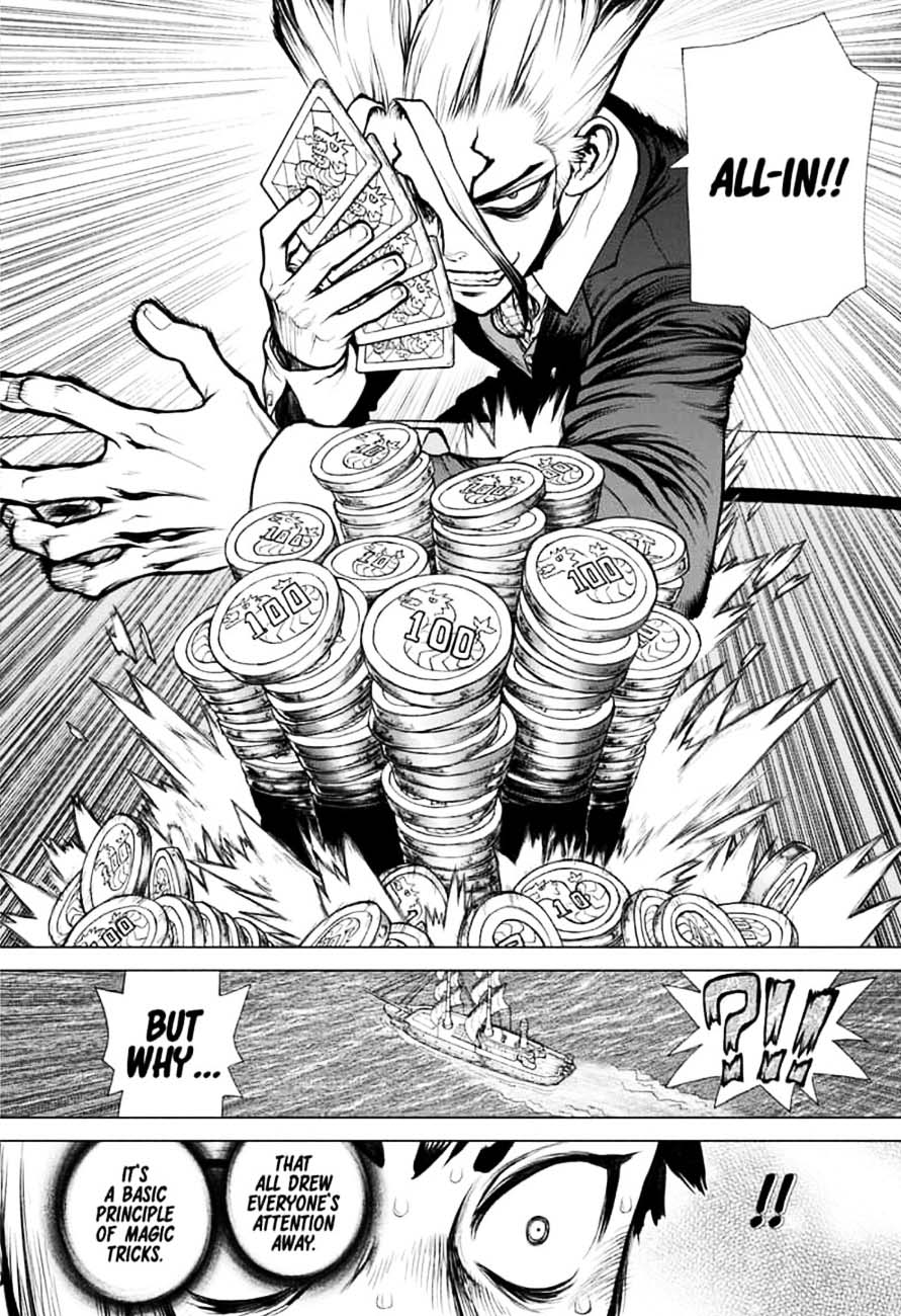 Dr. Stone Chapter 144 page 13 - Chapter 144: Ryusui & Gen vs. Senku & Kohaku