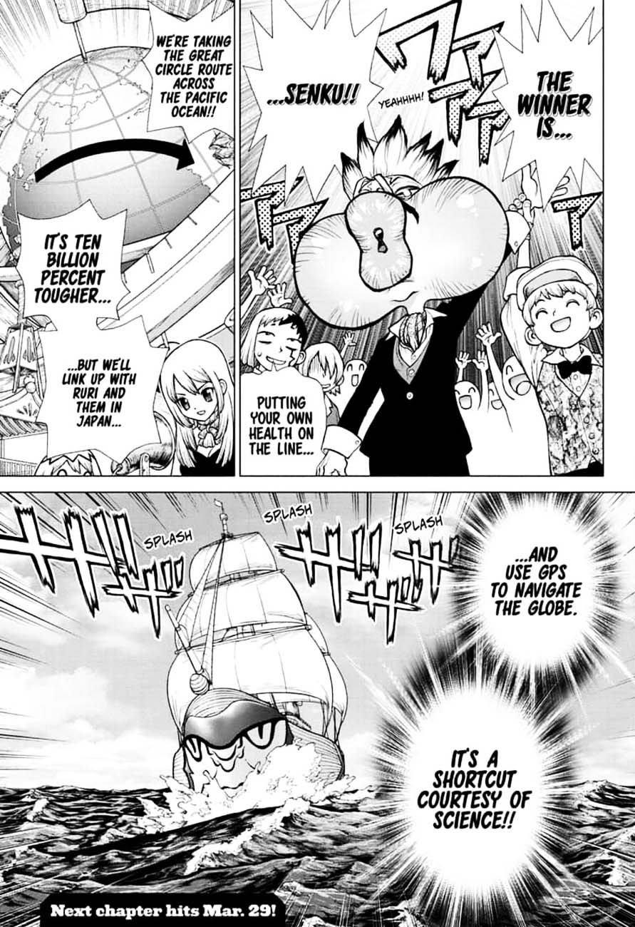 Dr. Stone Chapter 144 page 19 - Chapter 144: Ryusui & Gen vs. Senku & Kohaku