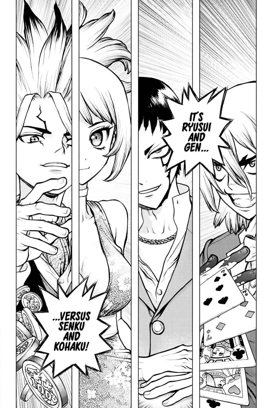Dr. Stone Chapter 144 page 2 - Chapter 144: Ryusui & Gen vs. Senku & Kohaku