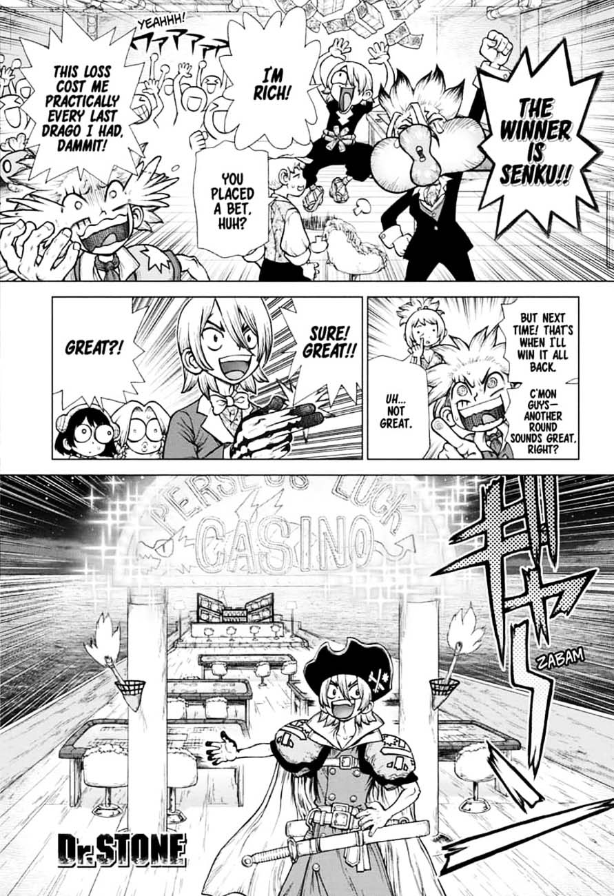 Dr. Stone Chapter 145 page 1 - Chapter 145: Bar Francois