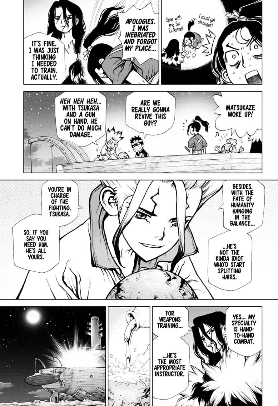 Dr. Stone Chapter 146 page 15 - Chapter 146: Bar Francois: Bitters