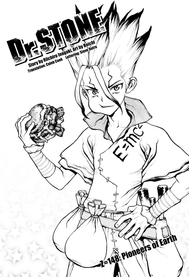Dr. Stone Chapter 148 page 1 - Chapter 148: Pioneers of Earth