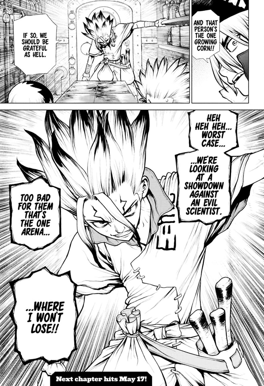 Dr. Stone Chapter 149 page 17 - Chapter 149: Light Lure in Darkness