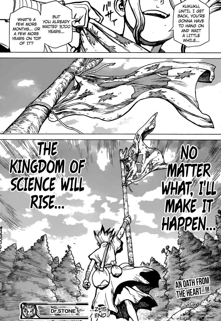 Dr. Stone Chapter 15 page 18 - Chapter 15: Two Kingdoms of the Stone World