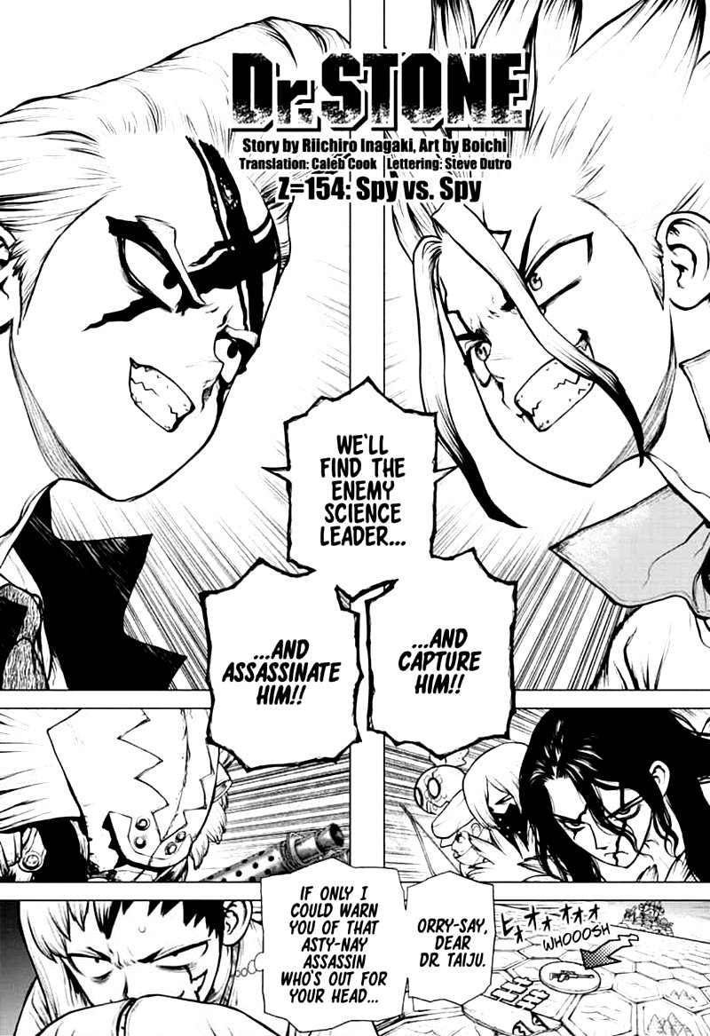 Dr. Stone Chapter 154 page 1 - Chapter 154: Spy vs. Spy