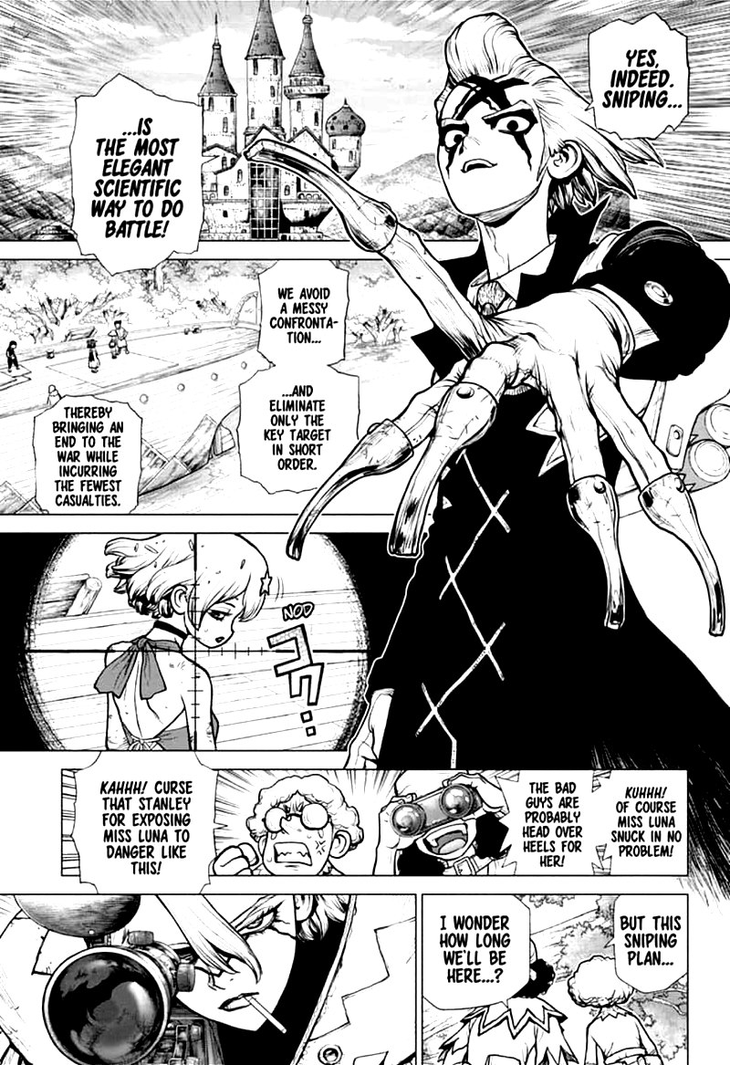Dr. Stone Chapter 155 page 1 - Chapter 155: Science is Elegant