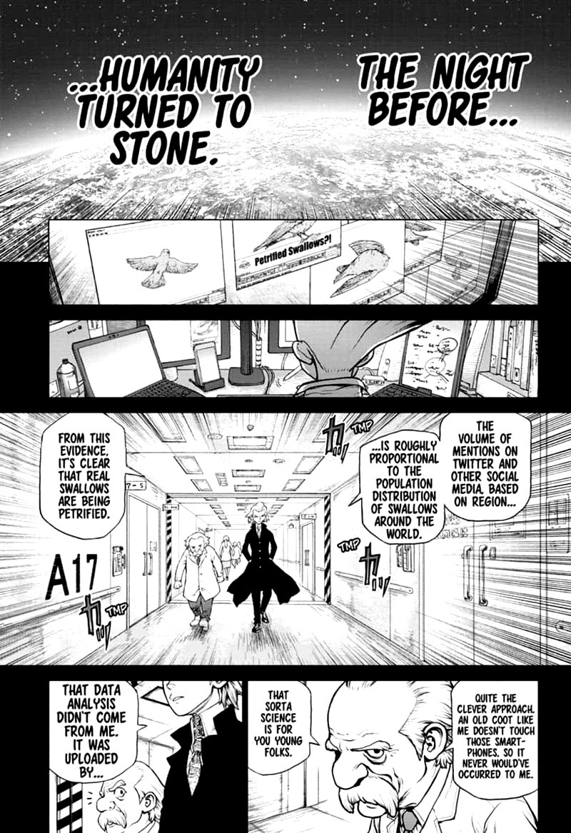 Dr. Stone Chapter 157 page 1 - Chapter 157: Same Time, Same Place