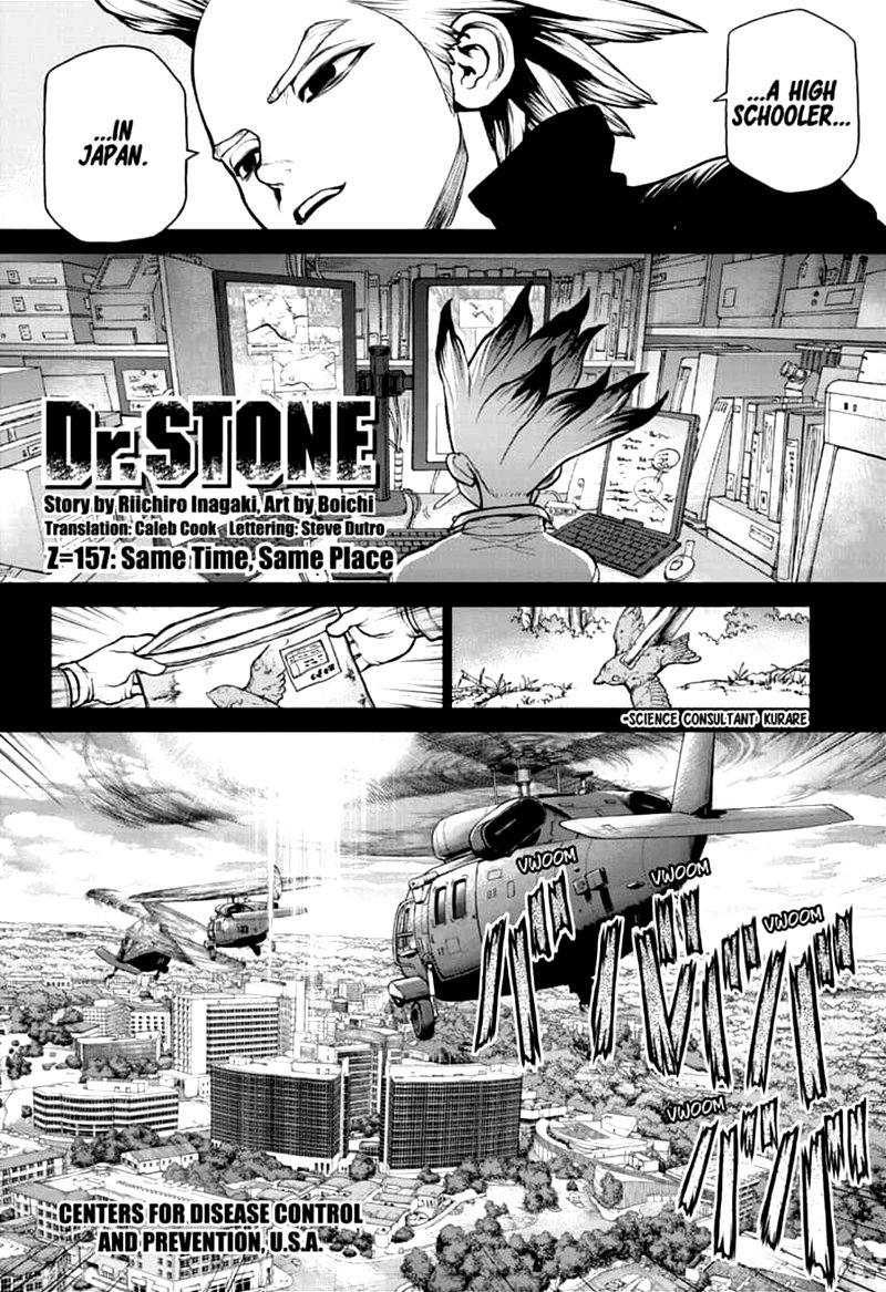 Dr. Stone Chapter 157 page 2 - Chapter 157: Same Time, Same Place