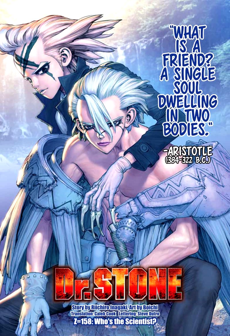 Dr. Stone Chapter 158 page 1 - Chapter 158: Who is the Scientist?