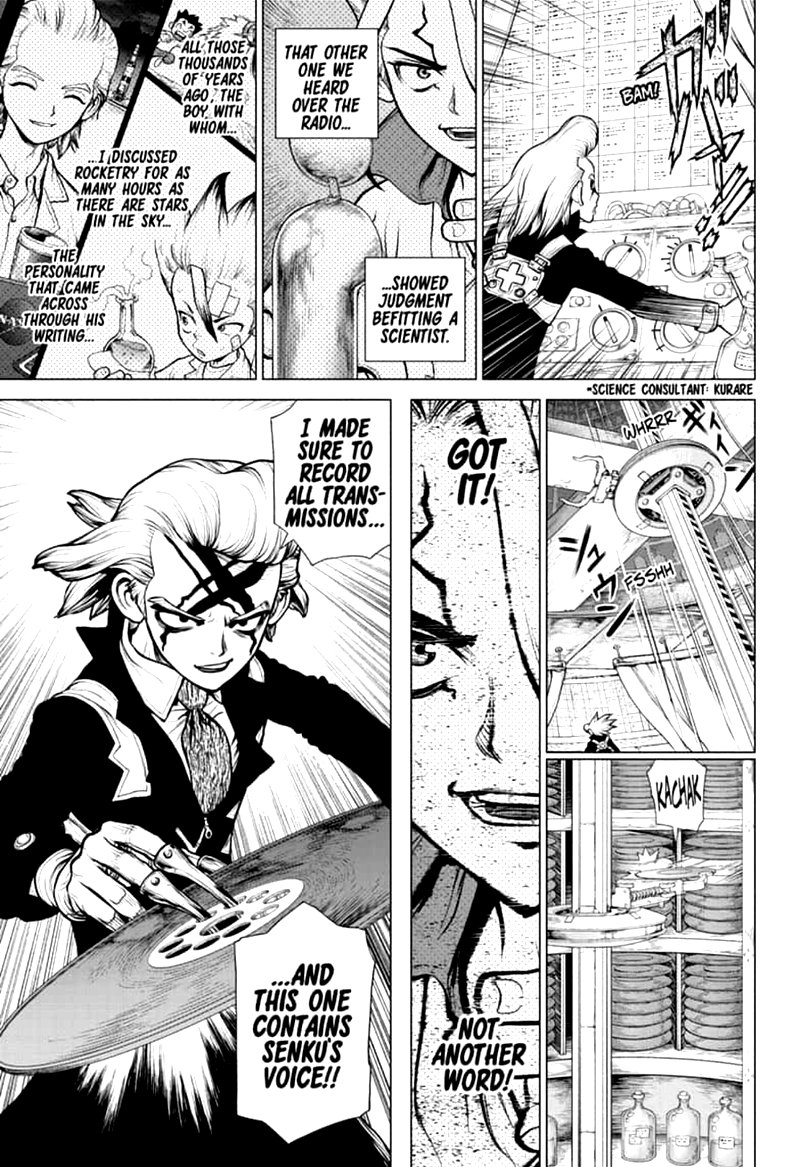 Dr. Stone Chapter 159 page 3 - Chapter 159: Lock On