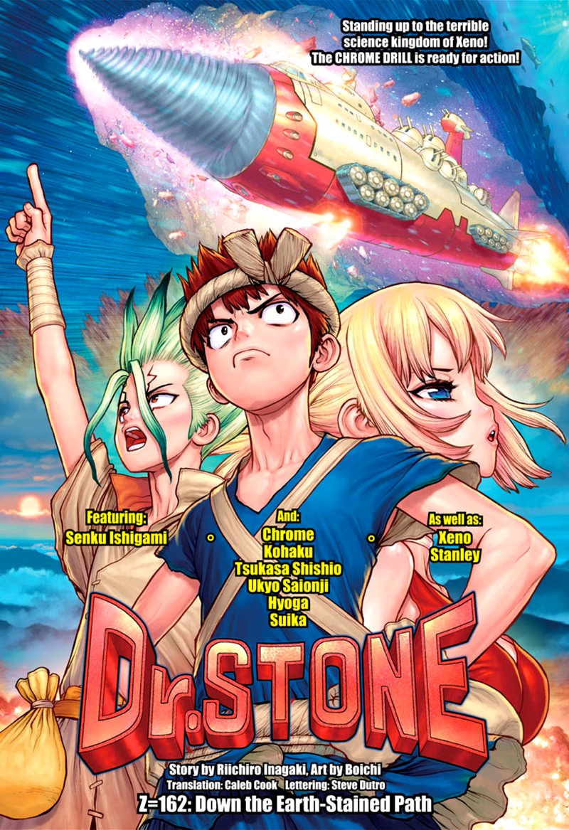 Dr. Stone Chapter 162 page 1 - Chapter 162: Down the Earth-Stained Path
