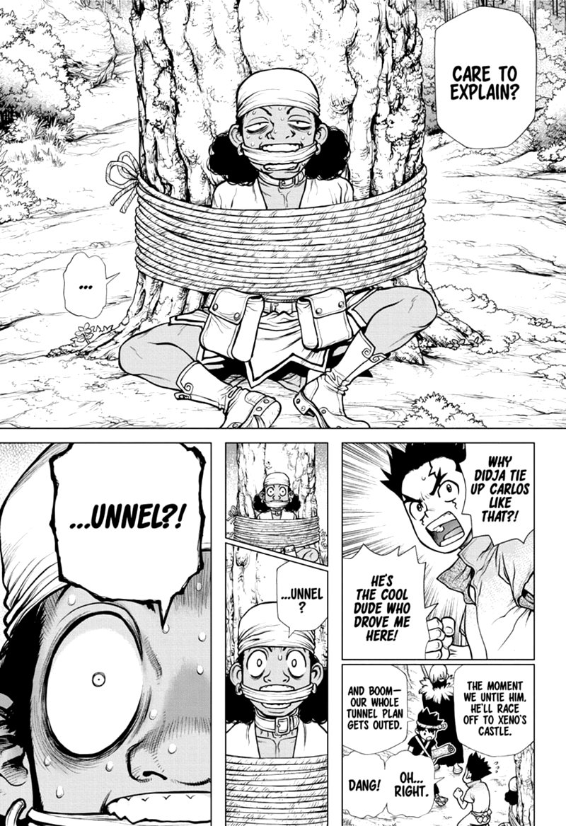 Dr. Stone Chapter 162 page 15 - Chapter 162: Down the Earth-Stained Path