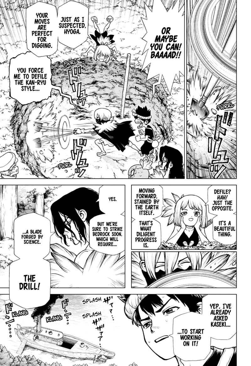 Dr. Stone Chapter 162 page 3 - Chapter 162: Down the Earth-Stained Path