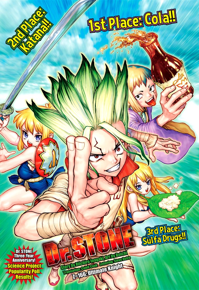 Dr. Stone Chapter 166 page 1 - Chapter 166: Ultimate Knight
