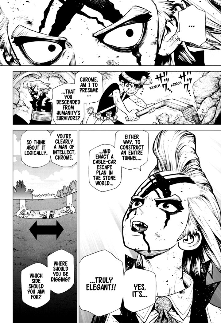 Dr. Stone Chapter 167 page 11 - Chapter 167: Different Strokes