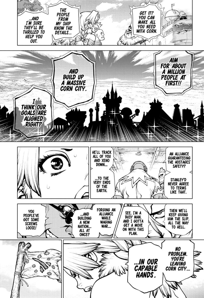 Dr. Stone Chapter 168 page 18 - Chapter 168: Corn City: Population One Million