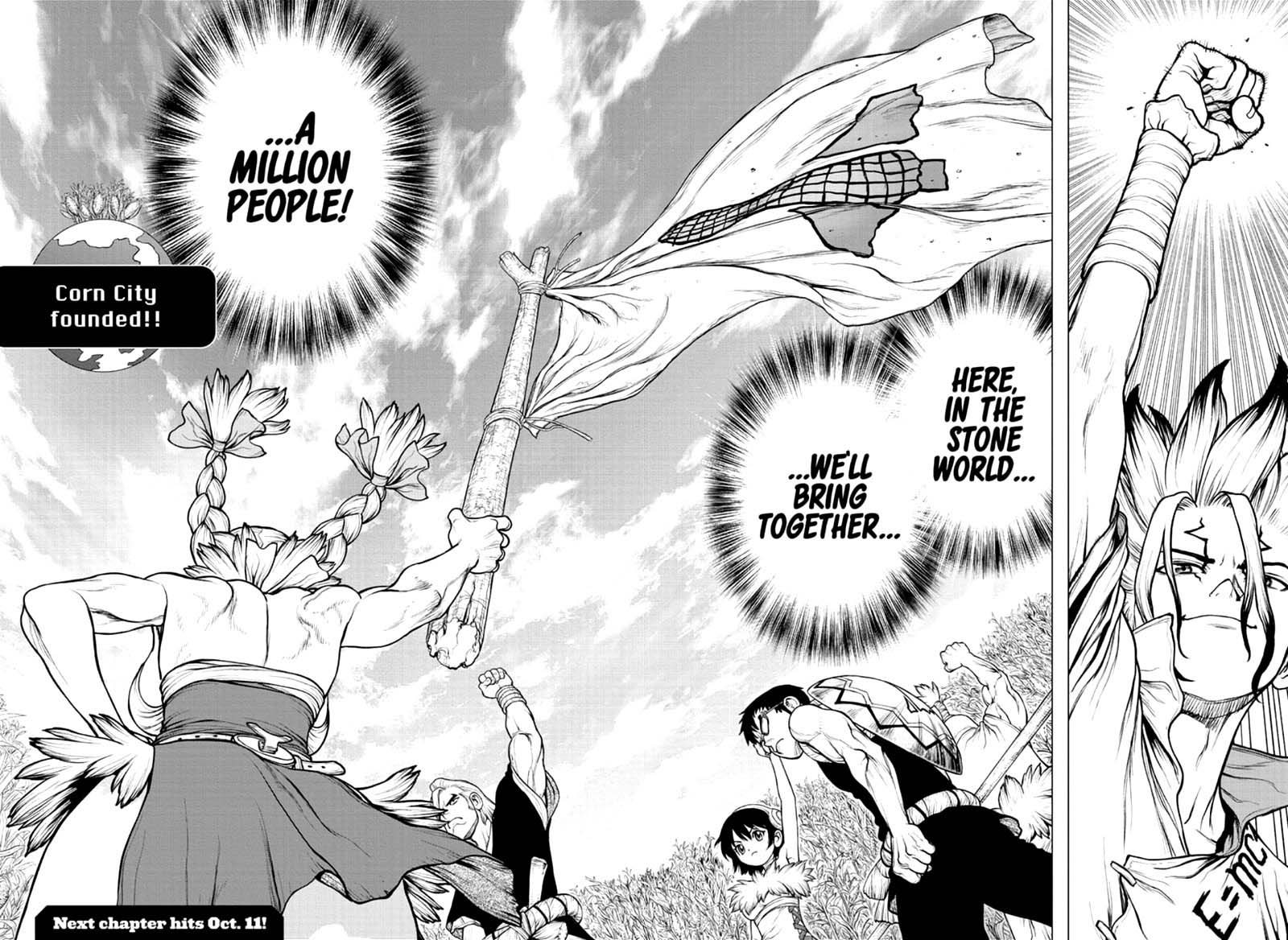 Dr. Stone Chapter 168 page 19 - Chapter 168: Corn City: Population One Million