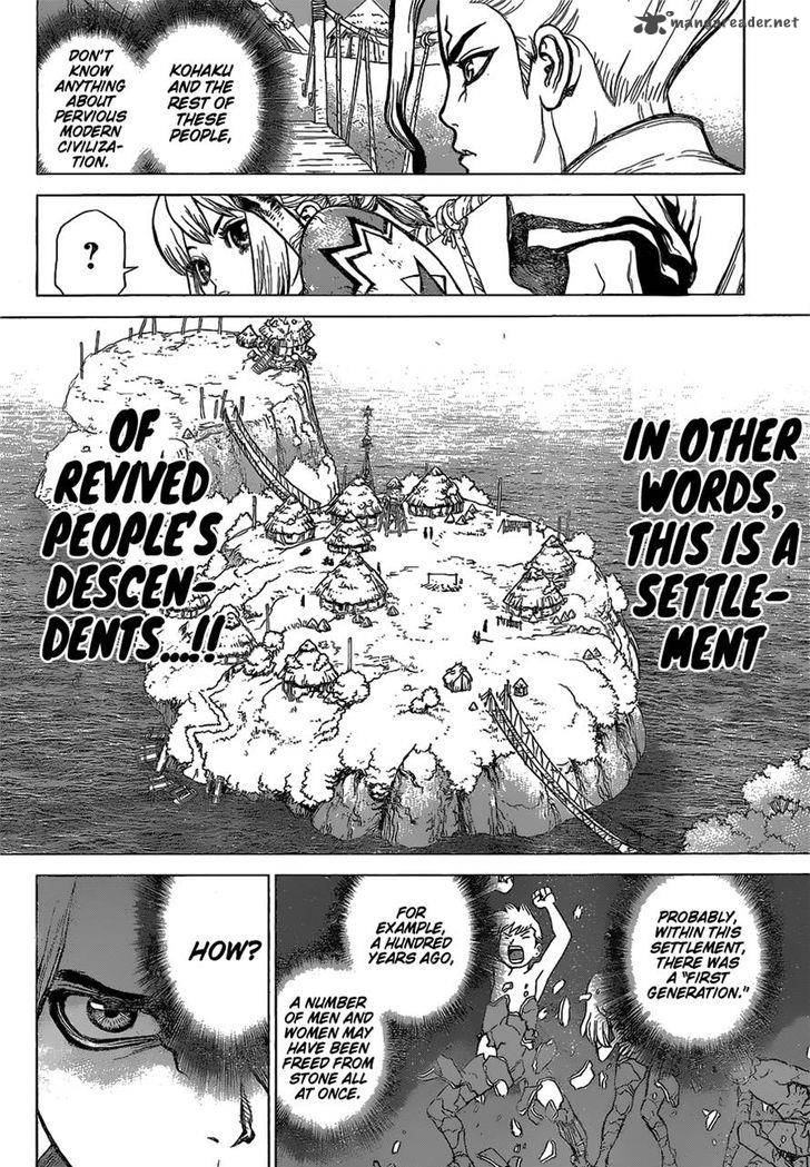 Dr. Stone Chapter 17 page 12 - Chapter 17: Nasty Looks