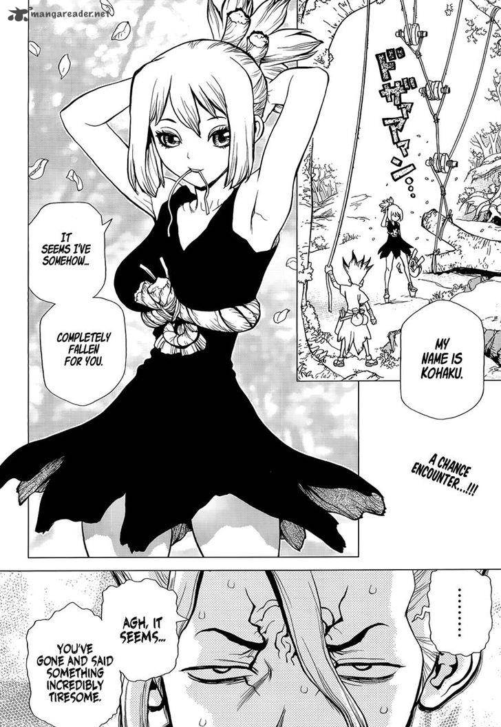 Dr. Stone Chapter 17 page 2 - Chapter 17: Nasty Looks