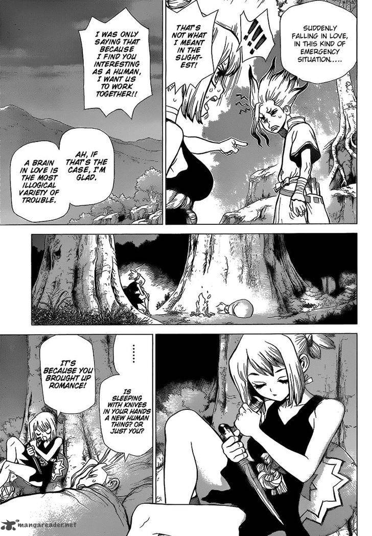 Dr. Stone Chapter 17 page 3 - Chapter 17: Nasty Looks