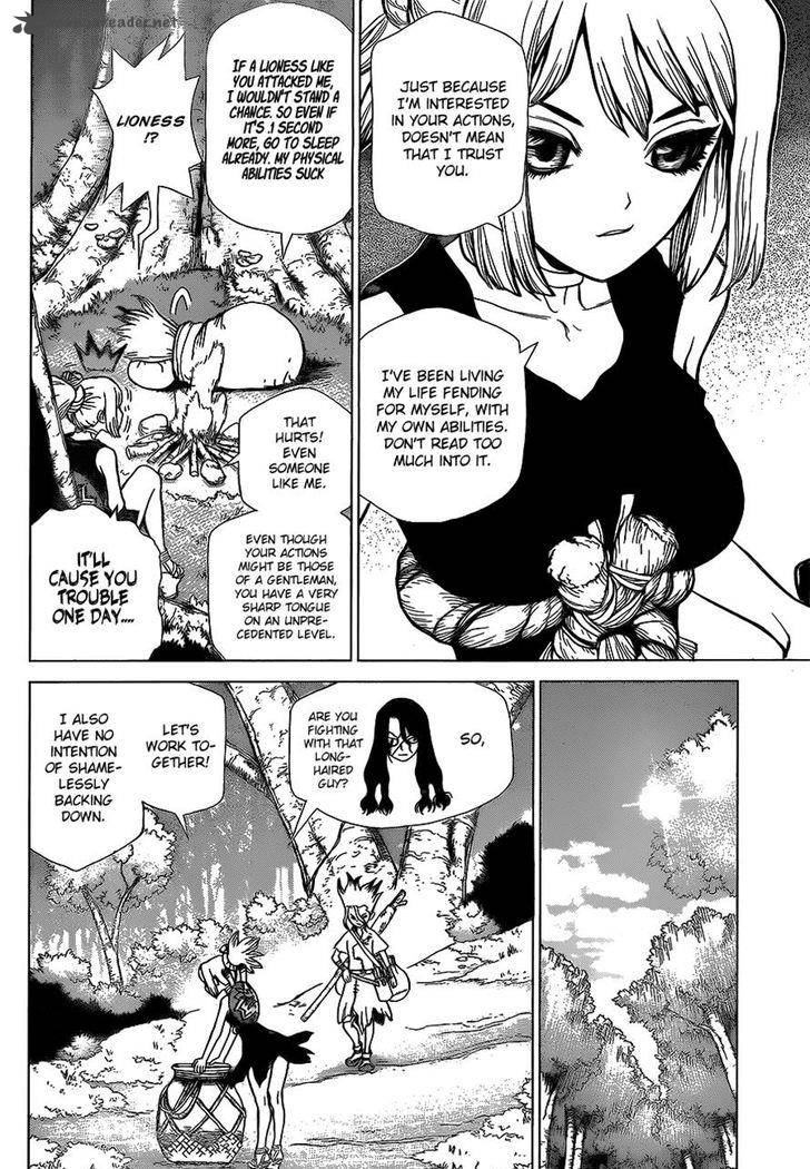 Dr. Stone Chapter 17 page 4 - Chapter 17: Nasty Looks