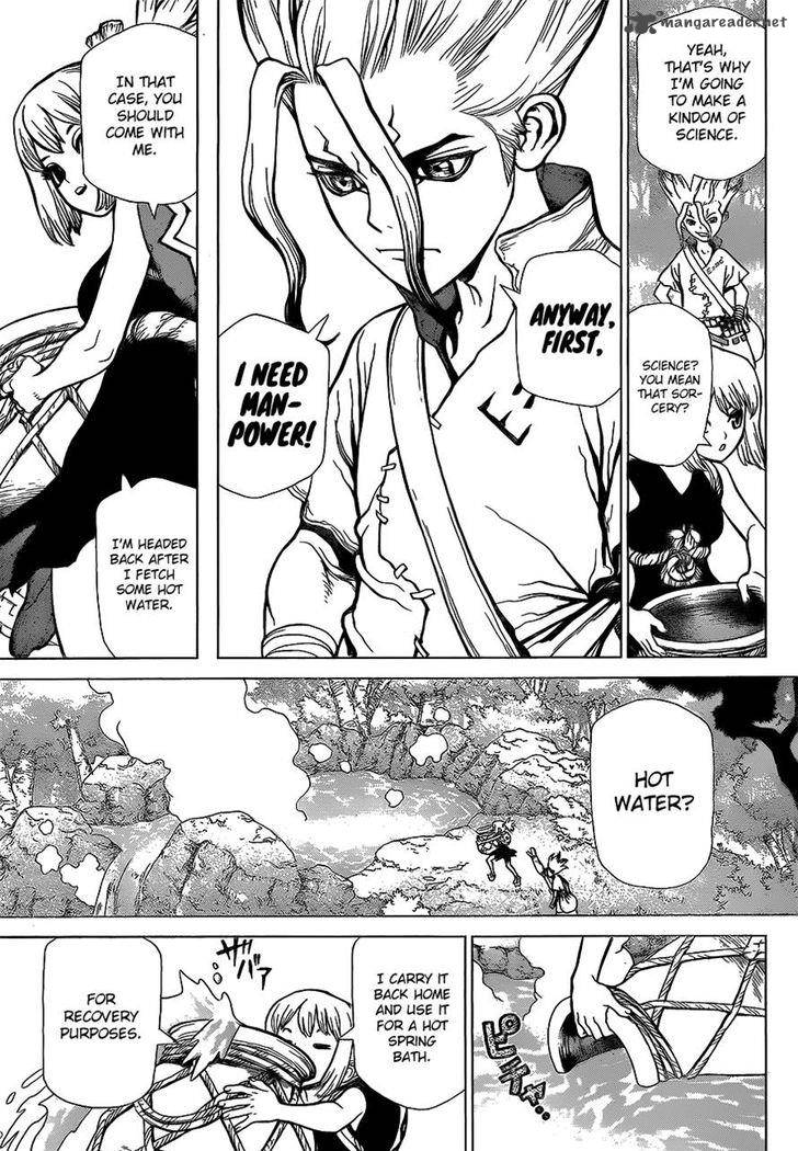 Dr. Stone Chapter 17 page 5 - Chapter 17: Nasty Looks