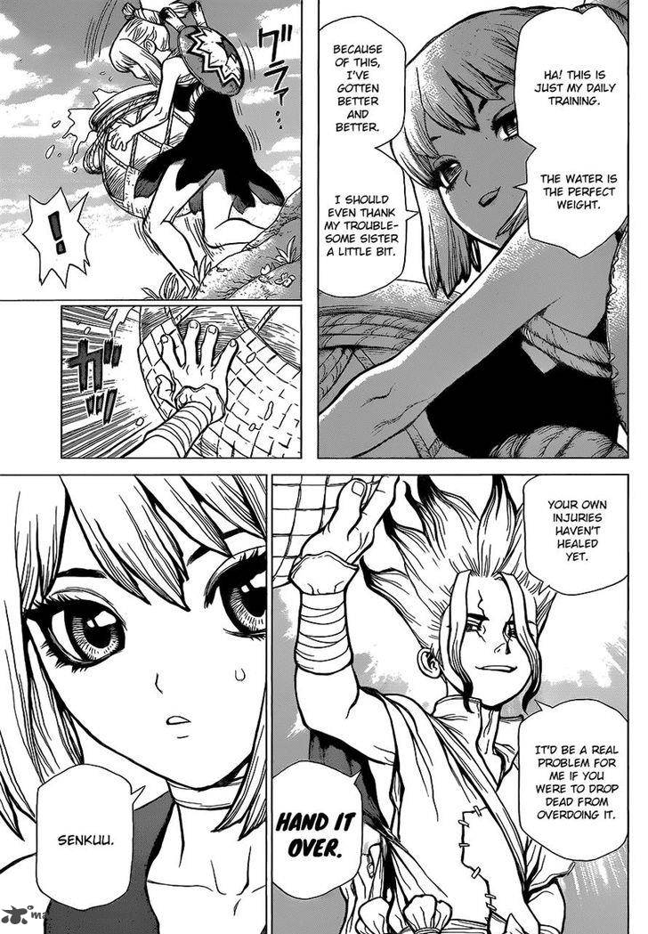 Dr. Stone Chapter 17 page 7 - Chapter 17: Nasty Looks