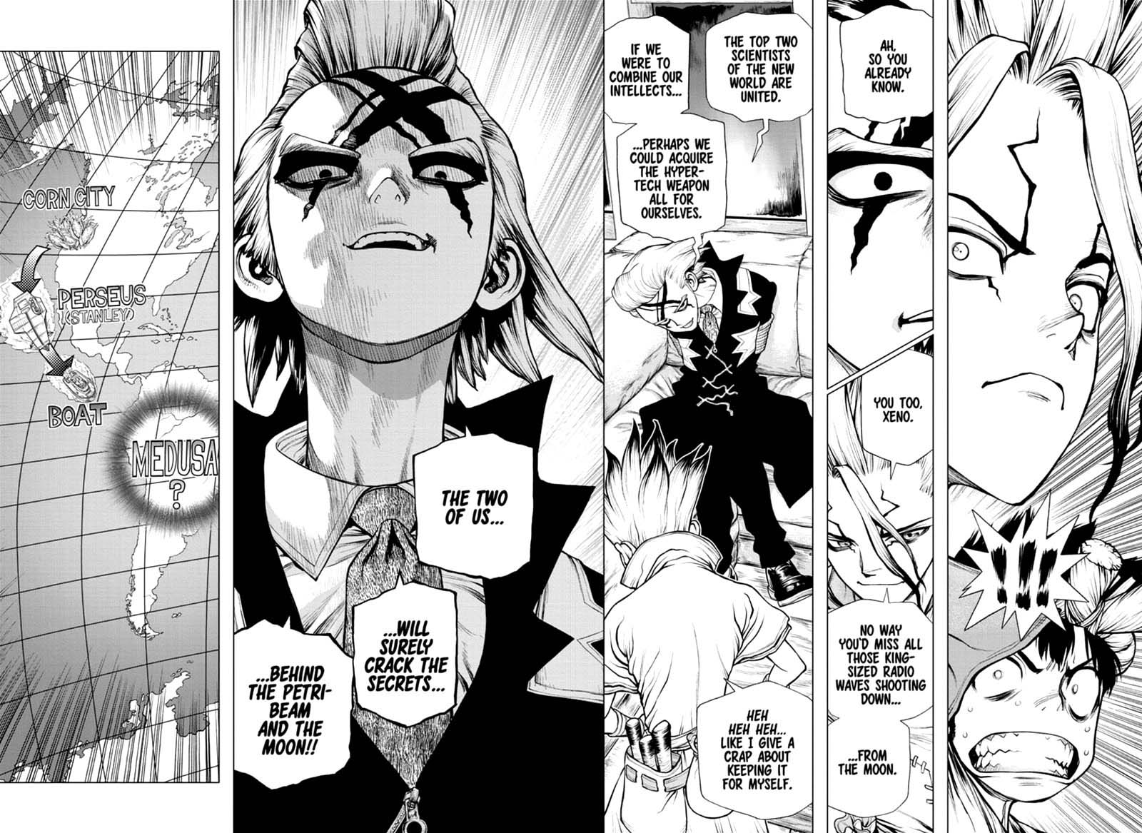 Dr. Stone Chapter 170 page 14 - Chapter 170: Staring Up at the Same Moon