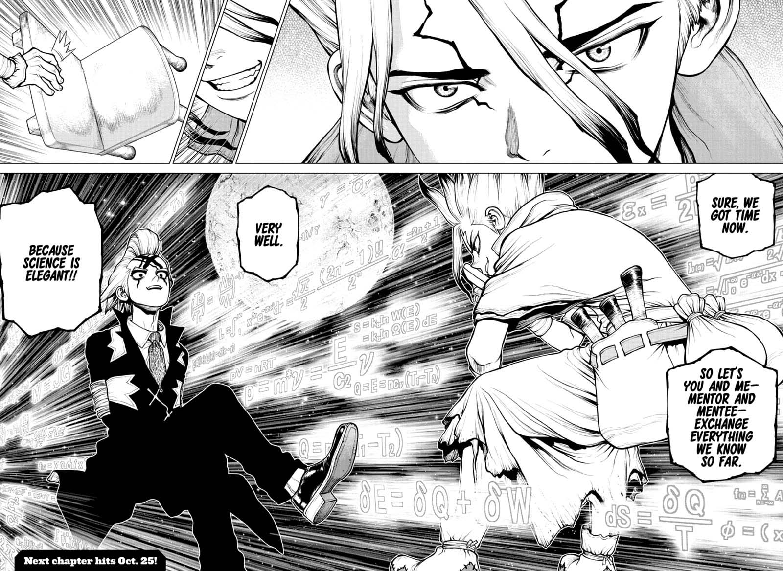 Dr. Stone Chapter 170 page 15 - Chapter 170: Staring Up at the Same Moon