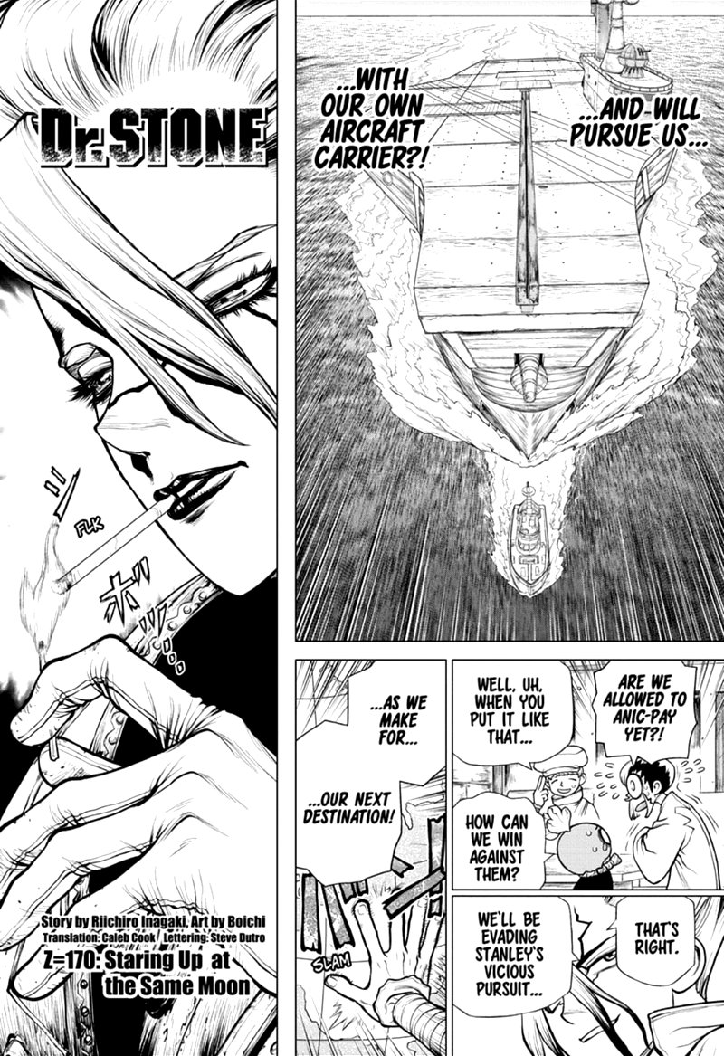 Dr. Stone Chapter 170 page 2 - Chapter 170: Staring Up at the Same Moon