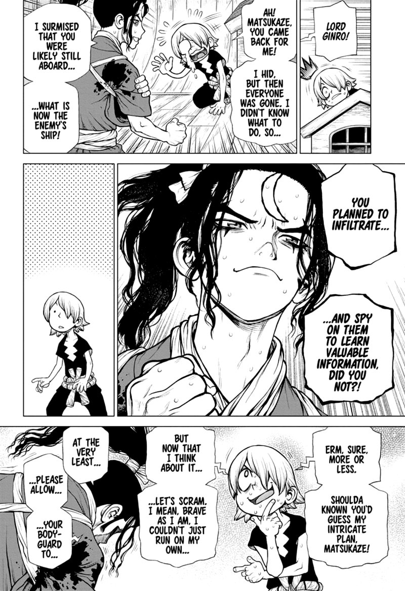 Dr. Stone Chapter 170 page 6 - Chapter 170: Staring Up at the Same Moon