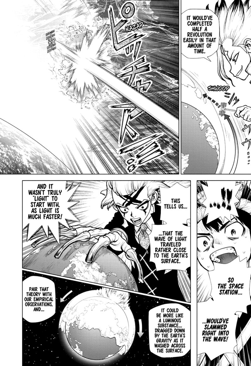 Dr. STONE manga, chapter 171, page 11 of 18