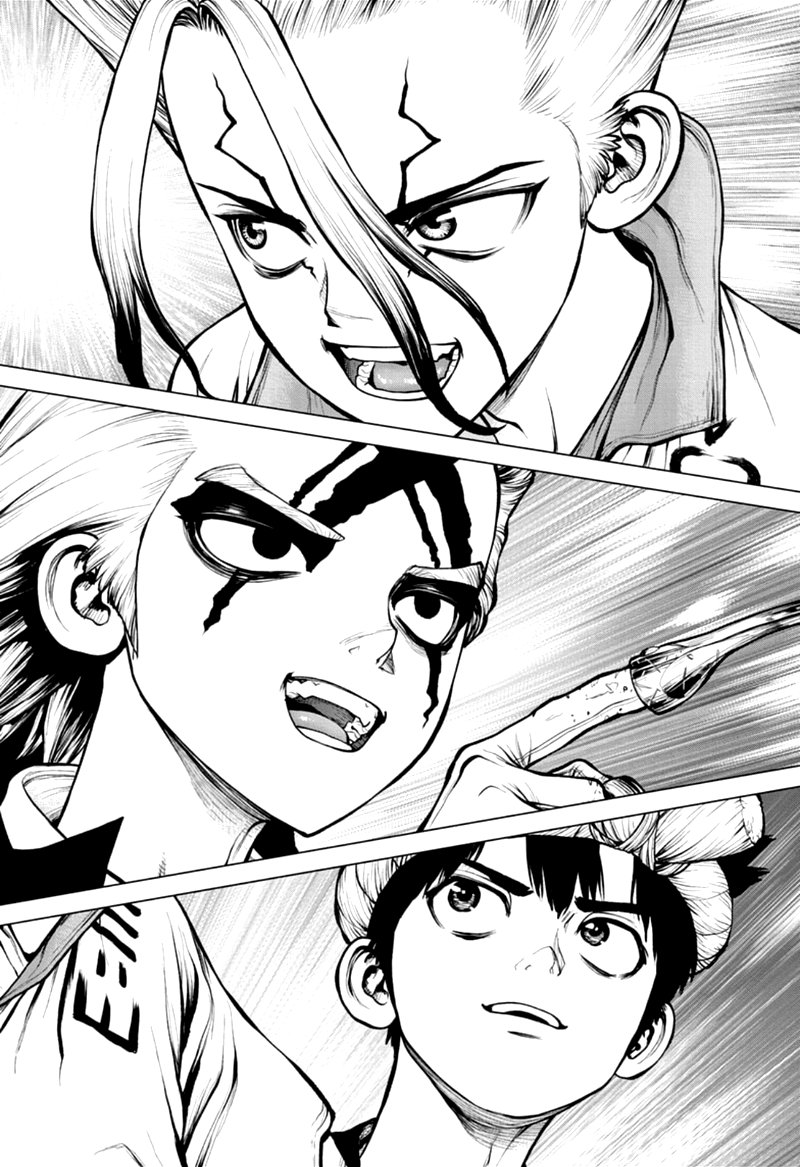 Dr. STONE manga, chapter 171, page 12 of 18