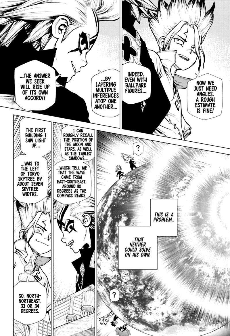 Dr. STONE manga, chapter 171, page 16 of 18